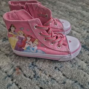 Disney Princess Pink High-Top Kids Shoes